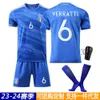 Soccer Set Tracksuits Mens Tracksuits 2324 Cup Italy Home No. 6 Villati 1 Donaruma 18 Barrera Football Kit