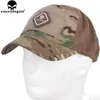 Ball Caps Emersongoar Emerson Tactical Assault Cap Outdoor Baseball Hat Tactical Airsoft Milliary Army Sun Hats Nylon Mesh Cap J240425