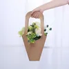 Sacos de compras 20pcs lidam com kraft papel flores de flores embalando caixas de embalagem de presente para decoração de festa de casamento em casa