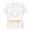 T-shirts voor heren als ik geen goede elektricien id was, zijn dode t-shirt casual mannen top t-shirts gewone katoenen tops t-shirt 3D printedl2404