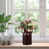 Wazony żelazny kwiat wazon francuskie pojemnik na pojemnik na stojak ślubny kwiat