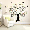 Stickers Large 160*204cm Family Tree Heartshaped Photo Frame Wall Sticker Love You Forever Bird Decals Mural Art Home Decor Removable