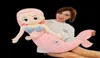 85100cm gigante Kawaii Starfish Mermaid Plush Toys Soft Animal Pillow Byled Toy Bonecas Bonecas para meninos Presentes de aniversário Decoração H09854026