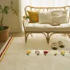 Alfombras imitación de cachemira alfombra anti -slip de sala de estar moderna alfombra alfombras de la sala