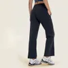 Pantaloni sportivi leggeri elastici elastici e traspirati sciolti Lu-085 Yoga rapido a secco Fitness Fitness Leggings Casuali Casuali per donne