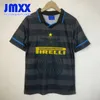 JMXX 97-98 Inters Milans Retro Soccer Jerseys Home Away Mens Uniforms Jersey Man Football Shirt 1997 1998 Version des fans
