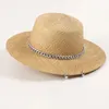 Bérets Luxury Designer Wide Brim Boater pour femmes STRAP RIVET RIVET SUMBER SUM SORGE PARTIE PLACE