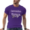Herrpolos lavendel Menace 2.0 T-shirt Svetttröja Grafik T-skjortor Roliga estetiska kläder Mens