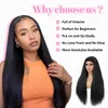 Straight New Wig Womens Black Full Long Headband Simulation Fluffy Headset Yaki