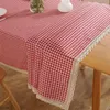 Tableau de table 00012 petite nappe de coton frais et de lin