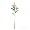 Fiori decorativi 10pcs/lot!Simulazione ad alta simulazione 3D Real Touch 88 cm Long 3 teste Lily Wholesale Wedding