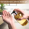 Lagringsflaskor 1st Portable Spray Sub-Bottling Plastic Gold 500 ml Refillable Bottle Empty Container Lotion Makeup Tools