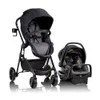 Pivot Modular Travel System med Litemax babybilstolar och anti -reboundbar - Casual Grey: The Ultimate Travel Companion för din lilla