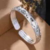 Chaîne Fashion Frosted Stard Star Scripture Color Silver Bracelet Bracelet Men Femmes Personnalité Charme Ornement Gift Holiday