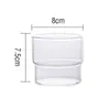 Tumblers 1st Creative Style Glass Coffee Smoothie Cup Heat-resistent Drink Transparent Glassware Whisky Beer Frubble Water H240425
