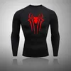 S-4xl Fitness Sleeve Compression Shirt t-shirts hommes noir rapide sport sec fitness courant
