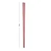 304 Chopsticks de acero inoxidable Square Chopstick Cutlery Home Hotel Simple Style Waterware