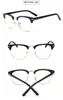 2023 Half Metal Women Glasses Frame Men Eyeglasses Vintage Squareclear Optical Spectacle SPECTACLES 240424