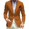 Kurtki najnowsza mennica zielona kurtka Slim Fit Blazer dla mężczyzn Peaked Lapel One Piece Suit Coat Busines