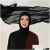 Sjaals gewone modale hijabs moslim zachte viscose voile sjaals mode dames sjaals voor lady drop levering mode accessoires ha dhue8