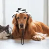 Abbigliamento per cani Cappello per pet Protezione per le orecchie da gatto Cappelli cuccioli di cilindro di cifre di cucchiaio di cotone sport di cotone