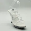 Chaussures habillées laijianjinxia Summer Gladiator Femmes sandales sexy 13cm talons hauts pantoufles de la mode femme décontractée femme