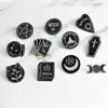 8 16 stycken Set Fire Shadow Emalj Pin Custom Game Machine Gothic Brooches Lapel Badge Jewelry Gift Price Amazing 240420