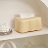 Tissue Boxes Napkins Cloud Shape Lifting Tissue Box Spring Desktop Pumping Paper Box Living Room Home Creative Ins Napkin Holder Paper Box