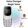 SERVO BM10 Mini Mobile Phone 2 SIM Card Bluetooth Earphone Voice Changer Dialer Low Radiation Sound Recording Small Cellphone