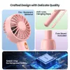 Inne urządzenia Topk Mini Portable Fan Handheld USB Fan Mini Desktop Air Cooler Outdoor Fan Fan Fan Ręka wentylacyjna wentylacja J240423