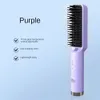 Electricity Hair Straightener Brush Portable Comb Straightening Fashionable Negative Ion Wireless Care 240418