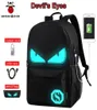 Senkey Style Boys School Backpacks Middle School BagsティーンエイジャーUSB明るいアンチテフトバックパックメンズバッグ学生CCASUALバッグY15370291