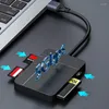 USB3.0 Tipo C 4 in 1 Scheda Memoria SDTFMSCFCOMPACT Adattatore da 15 cm per laptop