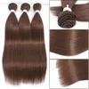 Straight Hair Bundles s Smooth Ombre Weaving 36Inch Super Long Synthetic Full to End 240410