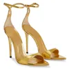 الكعوب السيدات PU Sandals Women Patent Patent Leather 2024 Summer Casual Peep Opes Open Type Tee Crosed Line Line Shoes Party Wedding Buckle Size 34-46 566