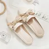 Casual Shoes 2024 Comfort Ladies Cute Beige Round Toe Spring Flat Summer Sandals Plus Size