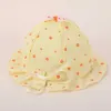 Caps Hats Junyeh Babys Spring Summer Sun Hat 0-8 maanden Leuke verstelbare babyvisser Caps emmer hoeden Pasgeboren hoofddecoratie D240425