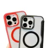 2024 Cajones de teléfono de cuero magnético para iPhone 15 14 13 12 Pro Max más 7 XR XS Case de lujo Cargo inalámbrico Back Taper con hebilla magnética
