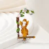 Broches exquise vintage médiéval vierge ange broch pour femmes design de niche élégants épingles accessoires de vêtements charmants badges charmants