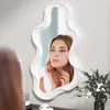 Mirrors 1PC Wall Mirror for Bedroom Bathroom Kawaii Makeup Mirror House Decoration Living Room Decoration Home Decor Wholesale