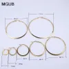 Earrings MGUB 15mm 20mm 30mm 40mm 50mm 60mm 70mm stainless steel simple Lightweight Comfortable Popular female earrings LH526