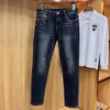 2024 Designer Herren-Denim Jeans Herren hohe Erscheinungsbild Hosen High-End-Qualität Gerade europäische Denimhosen Herren Schlanker Stretch Dünnhosen Luxusmarkenhosen Hosen