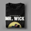 T-shirt maschile John Wick the Movies Maglietta da uomo Magliette in cotone vintage T-shirtneck magliette per maniche corte Nuovo arrivo T240425