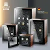 Caisses Luxury Automatic Watch Winder Boîte sûre avec écran tactile LCD à moteur Mabuchi et Boîtes d'accessoires de montre en bois Télécommande