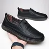 Casual Shoes Men Classic Retro Penny Mejczyki Męskie Oxfords Szycie męskie lekkie wygodne mieszkanie z jazdy