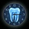 Clocks Tooth Anatomy Art Wall Clock For Dental Clinic Office Dentist Gift Medical Artwork Modern Design Home Decor Clock Wall Watch