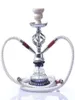 Arab Hookah Set Finished Product Double Hose Hookah Smoking Tool Accessories Water Pipe Glass Bong Shisha234y9649841