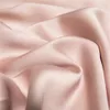 Живопись чистый розовый 100% шелковый кровать набор сплошного цвета пуховой крышки подушка корпус.