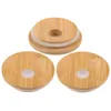 Paies jetables Paies 3PCS Mason Jar Lid avec trou réutilisable Couvoirs