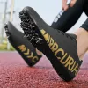 Boots New Men Track And Field Shoes Spikes Sneakers for Running Non Slip Lightweight Racing Match Spike Sport Shoes Professional